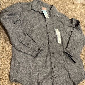 Cat & Jack Kids Gray Button-Down Shirt